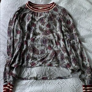 Anthropologie T.la paisley top